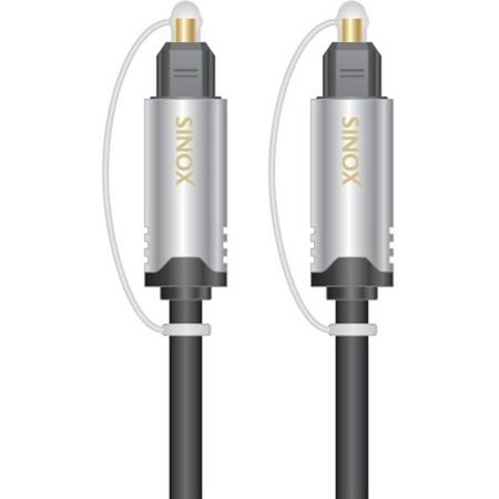 Sinox Toslink M-M 3m 3m TOSLINK TOSLINK Zwart audio kabel