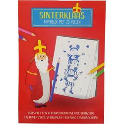 Sinterklaas Toverblok - Krasblok kleurboek voor kinderen,  Schoencadeau - Schoenkado