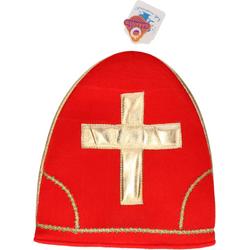 Sinterklaas hoed - sinterklaas rode hoed - Sinterklaas pet - Sinterklaaspak maat m  - Sint verkleedset voor meisjes en jongens