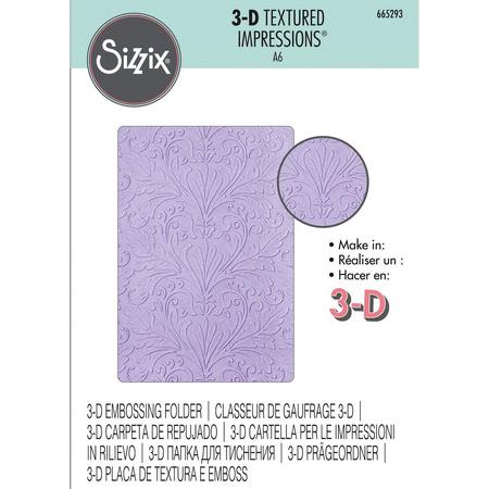 Sizzix 3D Embossing Folder - Textured Impressions - Art nouveau