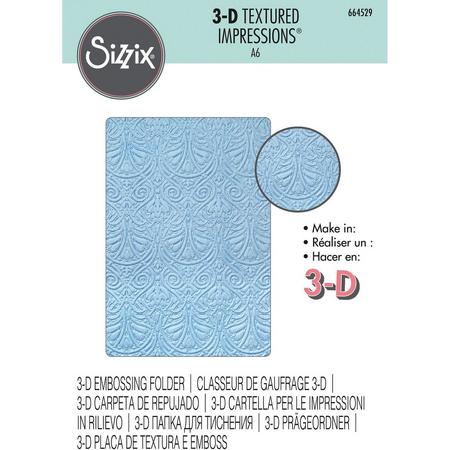 Sizzix 3D Embossing Folder - Textured Impressions - Baroque