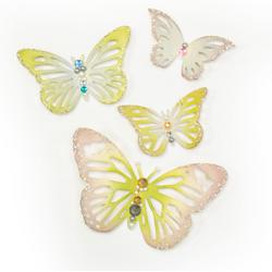 Sizzix Thinlits Die Set Winged Beauties ontworpen door Prima Marketing Inc. , 4 stuks