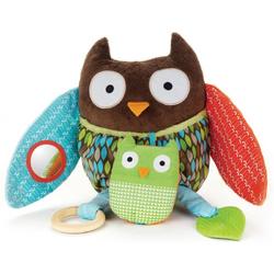 Hug and hide activity toy owl