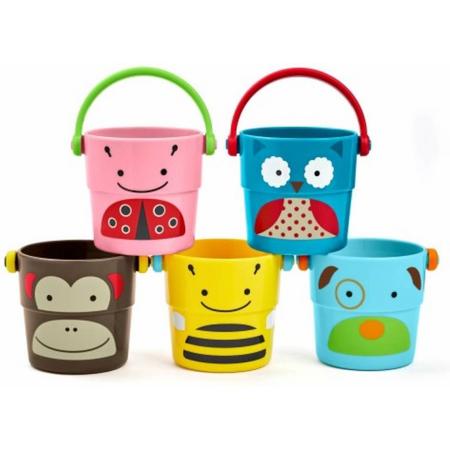 Skip Hop Zoo Stapelemmertjes Zoo Stack & Pour Buckets