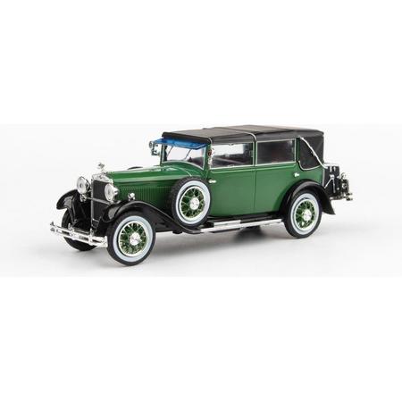 Skoda 860 Cabriolet Closed 1932 Green/Black
