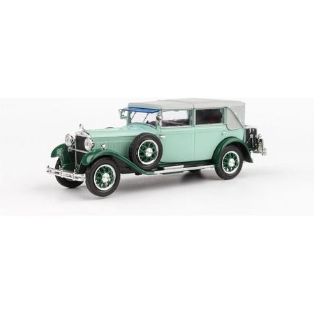 Skoda 860 Cabriolet Closed 1932 Green/Grey