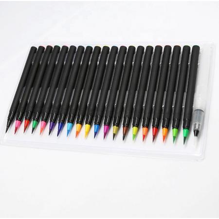 Skoop Universe Ecoline brush pens - set 20 stuks