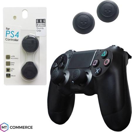 Skull & Co CQC Elite thumbsticks voor PS4 - PlayStation Controller Thumb Grips - Zwart