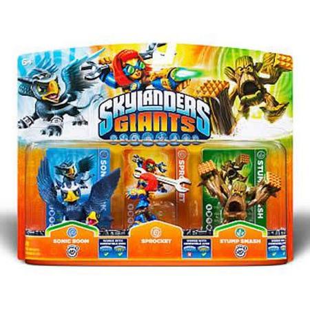 Skylanders Giants: Adventure Triple Pack Sprocket, Sonic Boom, Stump Smash