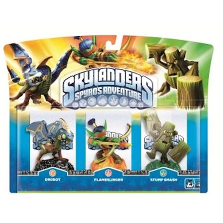 Skylanders Spyros Adventure: Triple Pack Drobot, Stump Smash, Flameslinger
