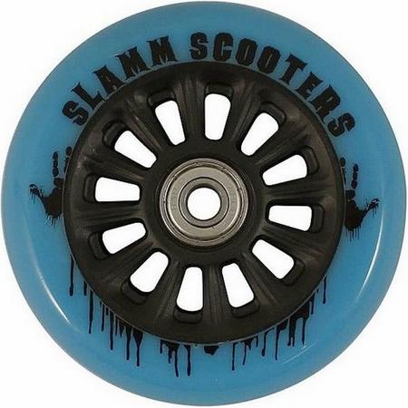 Slamm Scooters - Stepwiel (Enkel) - 100mm - Blauw