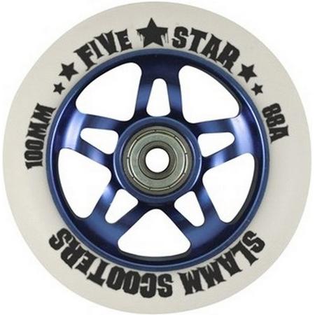 Stunt Step wielen Slamm 5-Stars blauw 100mm