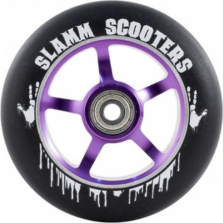 5 spaak aluminium core wheel purple 110mm