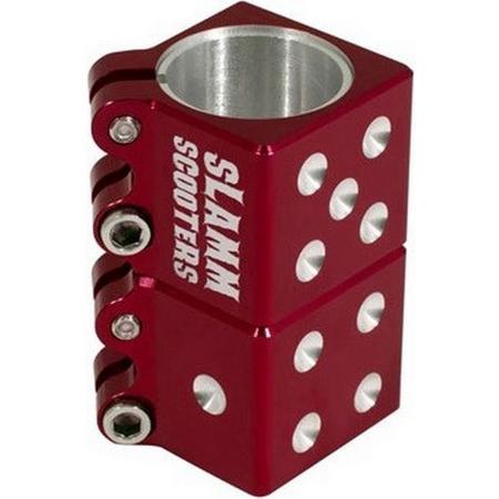 Slamm Scooters Dice clamp rood