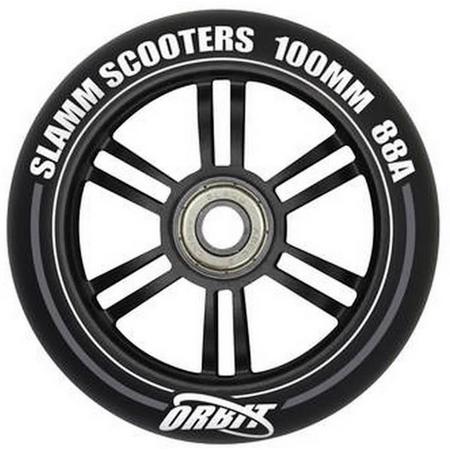 Slamm wiel SL581 Orbit - 100 mm - Zwart