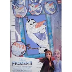 Frozen - Glitter Art - Olaf - Daimond Pailetten -  Lijst - Frozen ll - Disney