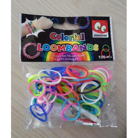 Slammer, Colorful Loombands 100pc