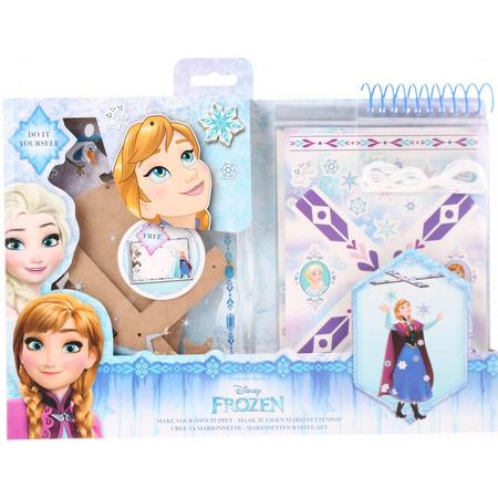 Slammer Maak Je Eigen Marionettenpop Disney Frozen Anna 22 X 10 Cm