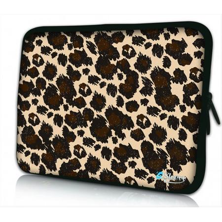 Laptophoes 11,6 inch panter print - Sleevy