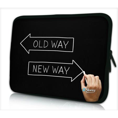 Laptophoes 14 inch old new way - Sleevy - Laptop sleeve - Macbook hoes - beschermhoes
