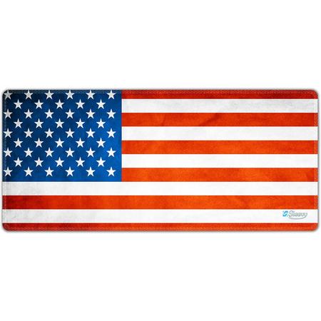 Muismat gaming USA vlag 90 x 40 cm - Sleevy