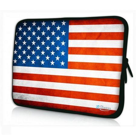 Sleevy 11,6 inch laptophoes macbookhoes USA vlag