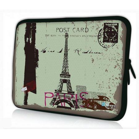 Sleevy 13.3 laptophoes postcard Paris