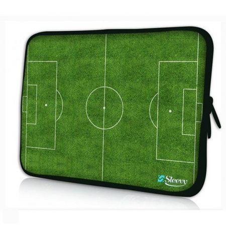 Sleevy 15,6 inch laptophoes voetbalveld