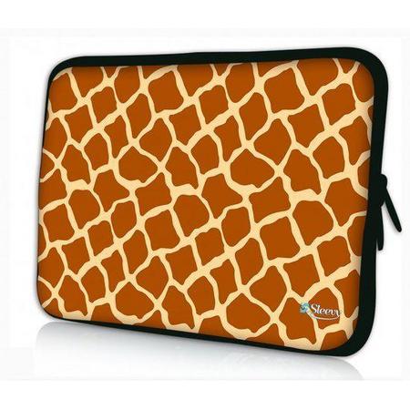 Sleevy 15.6 inch laptophoes giraffe print
