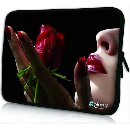 Sleevy 17,3 laptophoes roos - laptop sleeve