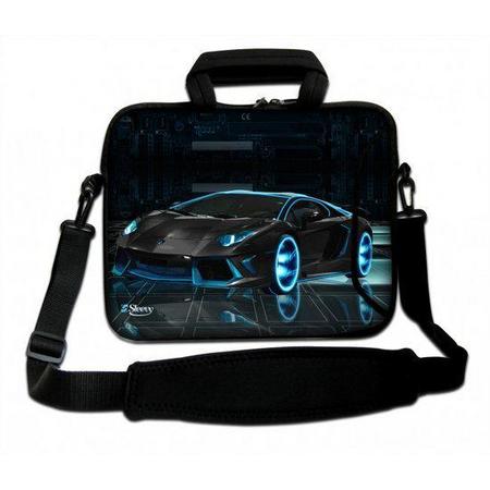 Sleevy 17.3 inch laptoptas Lamborghini design