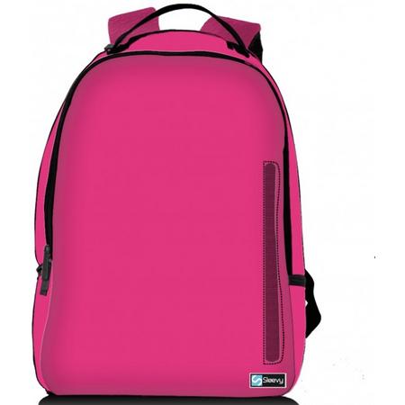 Sleevy laptop rugzak 15,6  Deluxe roze