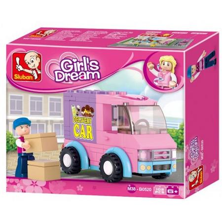 Sluban Girls Dream - Bezorgwagen M38-B020