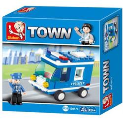   M38-B0177 Building Blocks Police Series Police Van