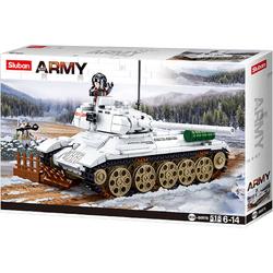   M38-B0978 - Winter Tank Russisch - 518 onderdelen - Lego Compatibel - Bouwdoos