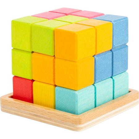 Houten Tetris Cube kubus spel