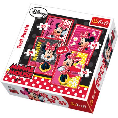 Minnie Mouse Puzzel 4 in 1