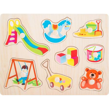 Small Foot Speelgoed puzzel hout 10-delig 30 x 22 cm