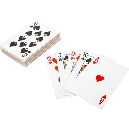 Small Foot Speelkaarten Xxl Playing Cards 21 X 14 Cm 54-delig