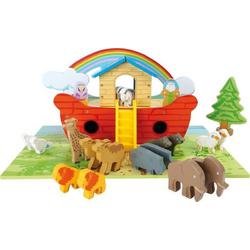 Speelset van hout Ark van Noach