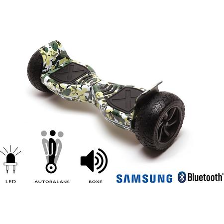SMART BALANCE Hoverboard Hummer Camouflage - 8.5 pouces, Bluetooth