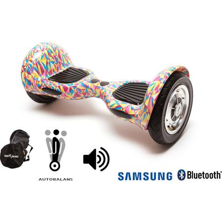 SMART BALANCE Hoverboard Off Road Abstract - 10 pouces, Bluetooth