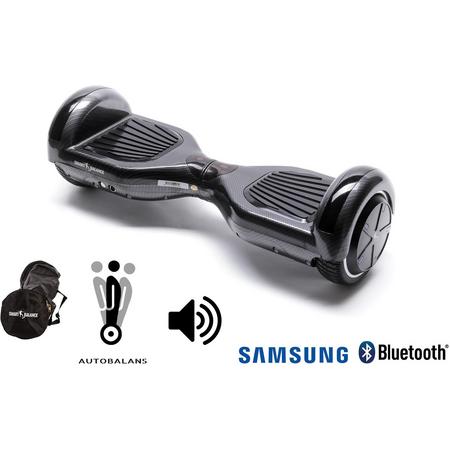 SMART BALANCE Hoverboard Regular Carbon - 6.5 pouces, Bluetooth