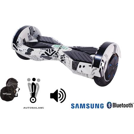 SMART BALANCE Hoverboard Transformers Newspaper - 8 pouces, Bluetooth
