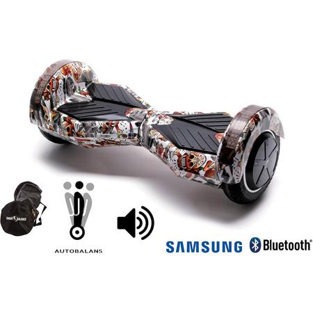 SMART BALANCE Hoverboard Transformers Tattoo - 8 pouces, Bluetooth