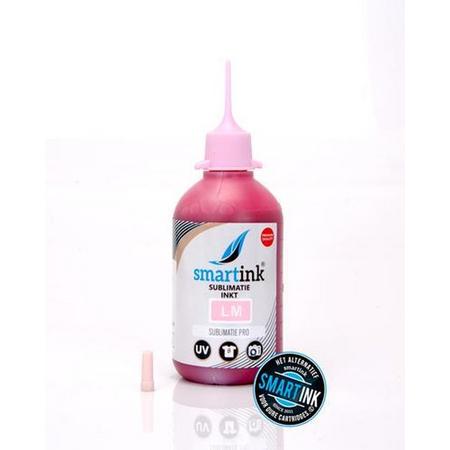 Geschikt Epson Sublimatie inkt Light Magenta (LM) 100 ml inktfles (Smart Ink Huismerk)