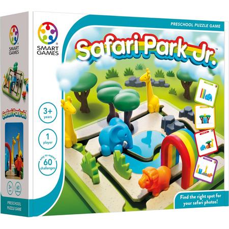 SmartGames - Safari Park Jr. - 60 opdrachten - educatief spel voor kleuters