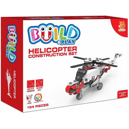 Build & Play Helicpter Construction Set - Helikopter Bouwset