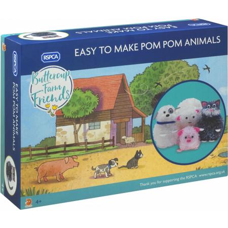Pom Pom Animals Kit - Knutselpakket Pom Pom Dieren