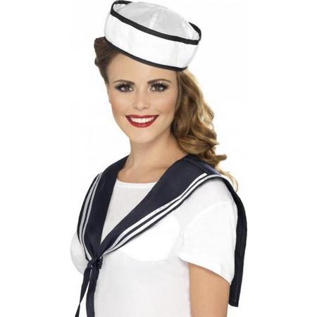 2x stuks matroos/matrozen carnaval verkleed setje navy - Verkleedkleding